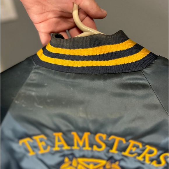 VTG Teamster Local 563 Satin Men’s Coat - Picture 8 of 10